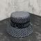 Fendi Bucket Hat In FENDI ROMA and FF Motif Cotton Black