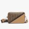Fendi Compact Camera Case In FF Motif Fabric Brown/Black