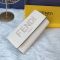 Fendi Continental Wallet In FENDI ROMA Motif Calfskin White