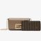 Fendi Wallet On Chain with Pouches In Calfskin Grey