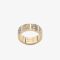 Fendi FF Ring In Metal with Crystals Gold