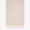 Fendi Scarf In In FF Motif Cashmere with Fringes Beige