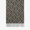 Fendi Scarf In In FF Motif Cashmere with Fringes Green