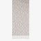 Fendi Scarf In In FF Motif Cashmere with Fringes White