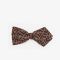 Fendi Bow Hair Clip In FF Motif Silk Brown