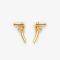 Fendi Filo F Earrings In Metal Gold