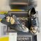 Fendi Flow Sneakers Men Fendace Baroque Motif Fabric Black