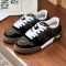 Fendi Match Compact Sneakers Unisex FF Motif Fabric Brown