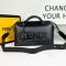 Fendi Medium By The Way Boston Bag In FENDI ROMA Motif Calfskin Black