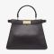 Fendi Medium Peekaboo Iseeu Bag In Calfskin Black