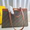Fendi Medium Peekaboo X-Tote In FF Motif Canvas Military Green