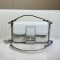 Fendi Mini Baguette Selleria Bag In Cuoio Romano Leather with Topstitches White