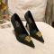 Fendi Pumps Women Fendace FF Motif Fabric Black