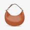 Fendi Small Fendigraphy Hobo Bag In Calfskin Brown