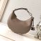 Fendi Small Fendigraphy Hobo Bag In Calfskin Grey