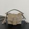 Fendi Small Mamma Baguette Bag In Nappa Leather Grey
