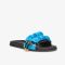 Fendi Vertigo Slides Women Satin Blue