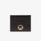 F is Fendi Card Holder In Calf Leather Black