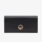 F is Fendi Continental Wallet In Calf Leather Black