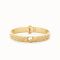F is Fendi Ragid Bracelet In Metal Gold