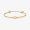 Fendi Baguette Bracelet In Metal Gold