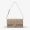 Fendi Baguette Wallet On Chain In FF Motif Nappa Leather Grey