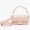 Fendi Baguette Bag with Laser Cut Strap In FF Motif Canvas Pink