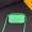 Fendi Baguette Phone Pouch In Calf Leather Green