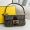 Fendi Baguette Shoulder Bag In FF Motif Fabric and Calfskin Brown/Gold