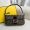 Fendi Baguette Shoulder Bag In FF Motif Fabric and Calfskin Brown/Silver