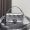 Fendi Baguette Bag In FF Motif Nappa Leather Silver