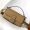 Fendi Baguette Selleria Bag In Cuoio Romano Leather with Topstitches Camel