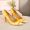 Fendi Colibri Pumps Women FF Vertigo Motif Glazed Canvas Yellow