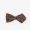 Fendi Bow Hair Clip In FF Motif Silk Brown