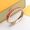 Fendi FF Ragid Bracelet In Metal with Enamel Rose Gold/Red
