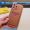 Fendi iPhone Case In FENDI ROMA Motif Silicone Brown