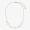 Fendi Lettering Necklace In Metal with Crystals Gold