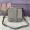 Fendi Baguette Messenger In Cuoio Romano Leather Grey