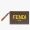 Fendi Medium Flat Clutch In FENDI ROMA Motif Fabric Brown