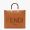 Fendi Medium Sunshine Shopper Bag In FENDI ROMA Motif Calfskin Brown