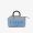 Fendi Mini By The Way Boston Bag In FENDI ROMA Motif Denim Blue