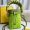 Fendi Mini Mon Tresor Bucket Bag with Woven Handle In FF Motif Canvas Green