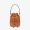 Fendi Mini Mon Tresor Bucket Bag In FENDI ROMA Motif Calfskin Brown