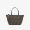 Fendi Mini Roll Shopper Bag In FF Motif Fabric Brown