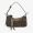 Fendi Mini Simply Shoulder Bag In FF Motif Fabric Brown
