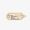 Fendi O'Lock Hair Clip In Metal with Crystals Gold