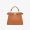 Fendi Petite Peekaboo ISeeu Bag In Nappa Leather Brown