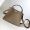 Fendi Petite Peekaboo ISeeU Selleria Bag In Cuoio Romano Leather with Topstitches Grey