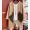 Fendi Poncho In Cashmere and Wool Khaki