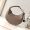 Fendi Small Fendigraphy Hobo Bag In Calfskin Grey